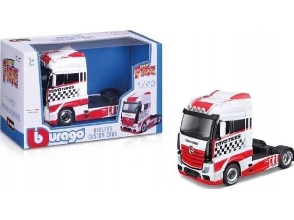 Bburago BBU 1:43 Street FirefightersCustom vit/röd 32201