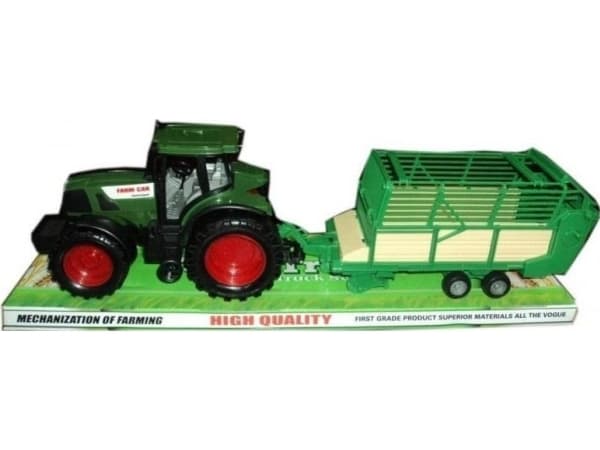 Tractor with agricultural machinery