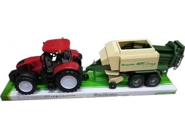 Tractor with agricultural machinery