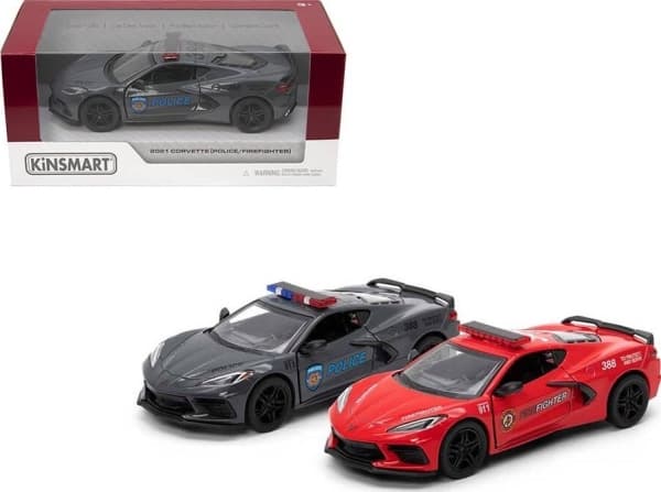 Trifox 2021 CORVETTE POLICE/SHARIFF 1:36