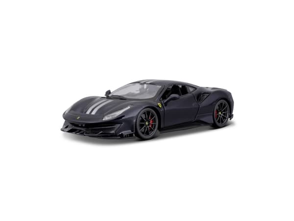 BBURAGO Ferrari 488 Pista 1:24 blau, Modellsportbil, Förmonterad, 1:24, Ferrari 488 Pista, Alla, Metall, Plast