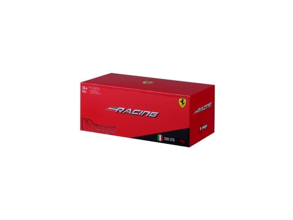 BBURAGO Ferrari 308 GTB 1982, Sports car model, Preassembled, 1:43, Ferrari 308 GTB, Any gender, Metal, Plastic