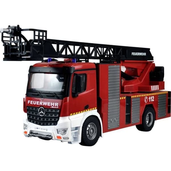 Mercedes-Benz Feuerwehr-Drehleiterfahrzeug AMEWI 1:18 RC Fordon - Vit - Exteriör