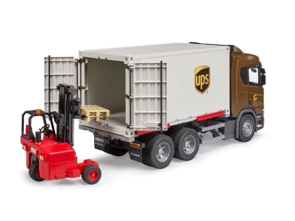BRUDER SCANIA Super 560R UPS Logistics Truck, Lastbil, 3 År, Akrylnitrilbutadienstyren (ABS), Multifärg