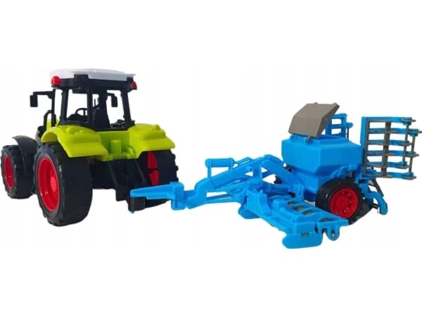 Tractor with agricultural machinery
