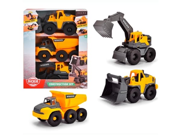 "Dickie Toys" - Volvo-rakennussarja (203722015)