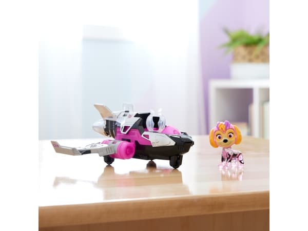 PAW Patrol The Mighty Movie Airplane & Skye, Lentokone, PAW Patrol, 3 vuosi/vuosia, LR44, Muovi, Musta, Harmaa, Vaaleanpunainen