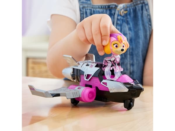 PAW Patrol The Mighty Movie Airplane & Skye, Lentokone, PAW Patrol, 3 vuosi/vuosia, LR44, Muovi, Musta, Harmaa, Vaaleanpunainen