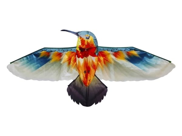 Kolibri 3D drage til børn fra 6 år, 165 x 75 cm