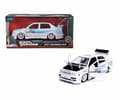 Miniatyrbild 1 av 3: Jada Toys 1995 Volkswagen Jetta 1:24, Racerbil, Fast & Furious, 8 År, Metall, Plast, Cyan, Vit