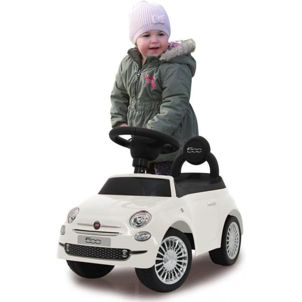 FIAT miniatyrbil - JAMARA - Vit - Box under sätet - Fällbart säte - Olika ljud