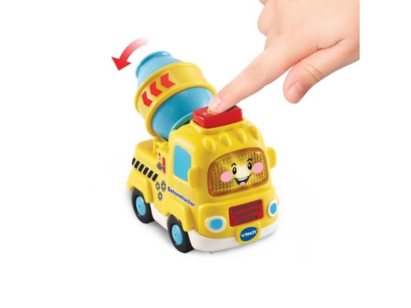 VTech Tut Tut Baby Flitzer Betonmischer, Ajoneuvo, 1 vuosi/vuosia, AAA, Keltainen