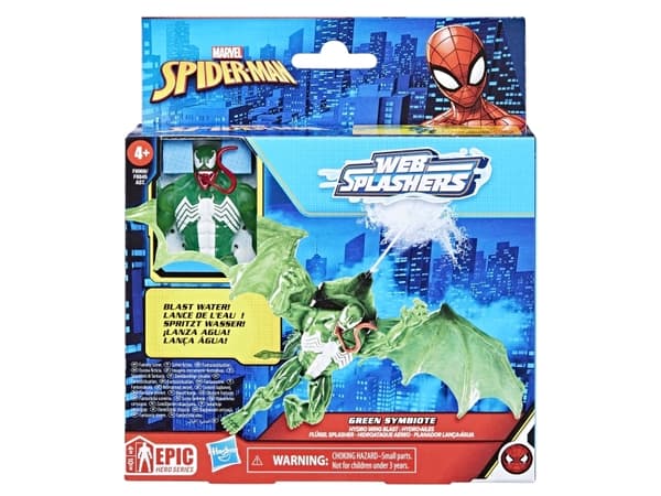 Marvel Spider-Man Web Splachers, Kjøretøy, 4 år, Plast, Grønn, Hvit