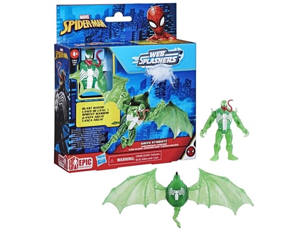 Marvel Spider-Man Web Splachers, Kjøretøy, 4 år, Plast, Grønn, Hvit
