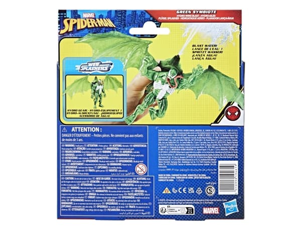 Marvel Spider-Man Web Splachers, Kjøretøy, 4 år, Plast, Grønn, Hvit