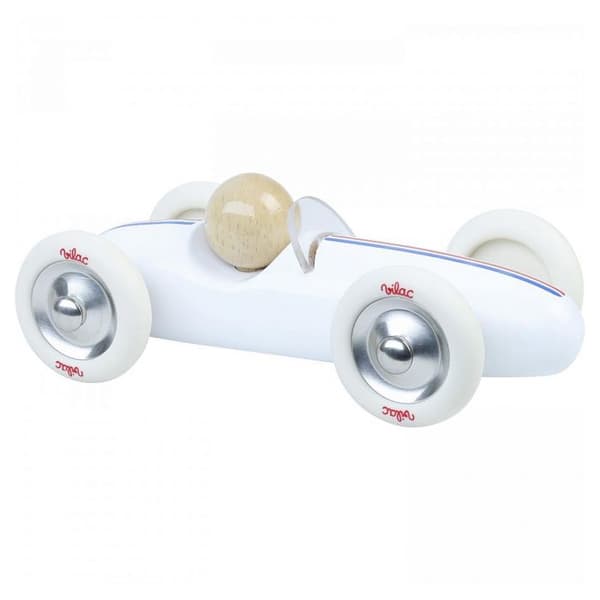 Vilac - Vintage MM vit Grand Prix bil