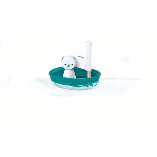 Träspel Isbjörnsbåt - PLANLEKSAKER - Blandat - Från 12 månader - Mått 11,5 x 9,5 x 9,5 cm