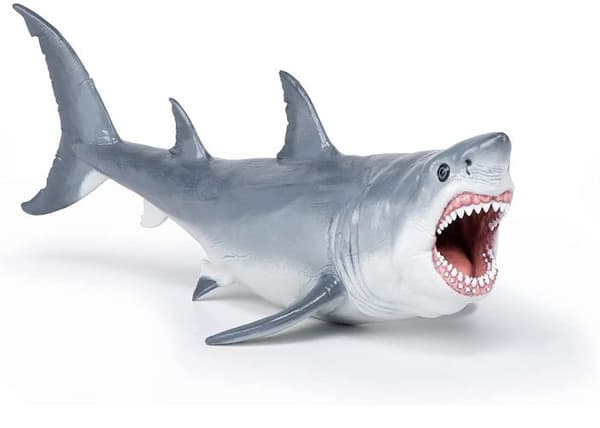 Förhistorisk statyett - PAPO - Megalodon - Grå - Interiör - Blandat