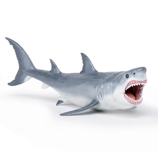 Förhistorisk statyett - PAPO - Megalodon - Grå - Interiör - Blandat