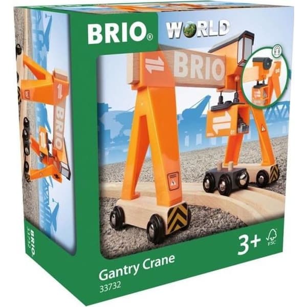 BRIO World portalkran - Ravensburger - För tågbana i trä - Pojkar från 3 år