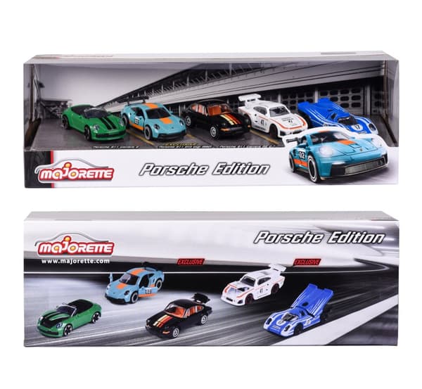 Porsche 5-Pack Presentförpackning Majorette
