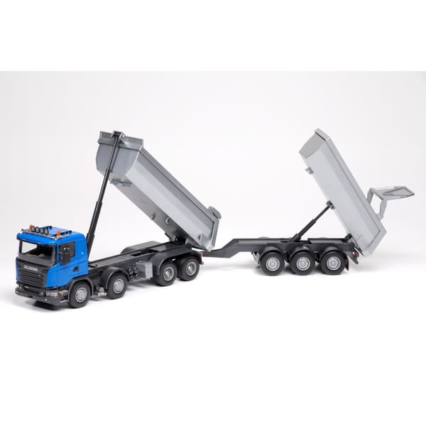 Tippbil Vagn Scania Blå 1:25 Emek
