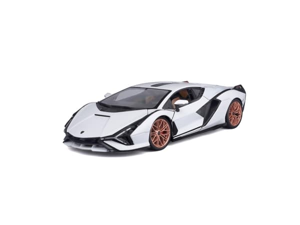 BBURAGO Lamborghini Sian FKP 37, Modellsuperbil, Förmonterad, 1:18, Lamborghini Sian FKP 37, Alla, Metall, Plast