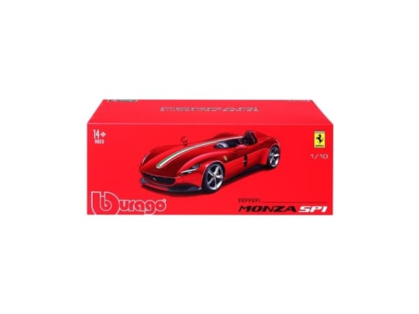 BBURAGO Ferrari Monza SP1 1:18, Superbil, Montert på forhånd, 1:18, Ferrari Monza SP1, Alle kjønn, Metall, Plast
