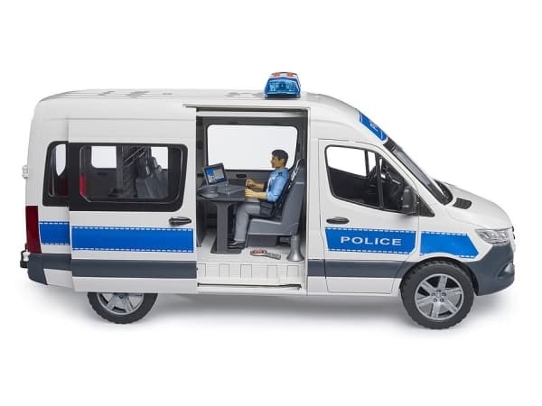 Bruder Mercedes-Benz Sprinter Police vehicle with police officer toy