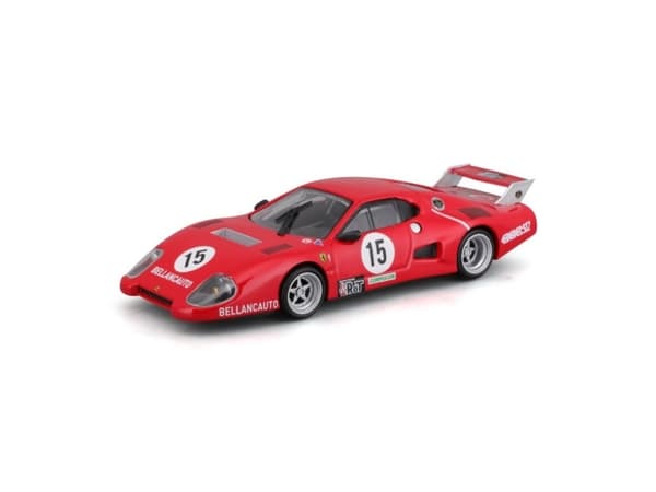 BBURAGO Ferrari 512 BB (1981), Sportsbil, Montert på forhånd, 1:43, Ferrari 512 BB (II serie), Alle kjønn, Metall, Plast
