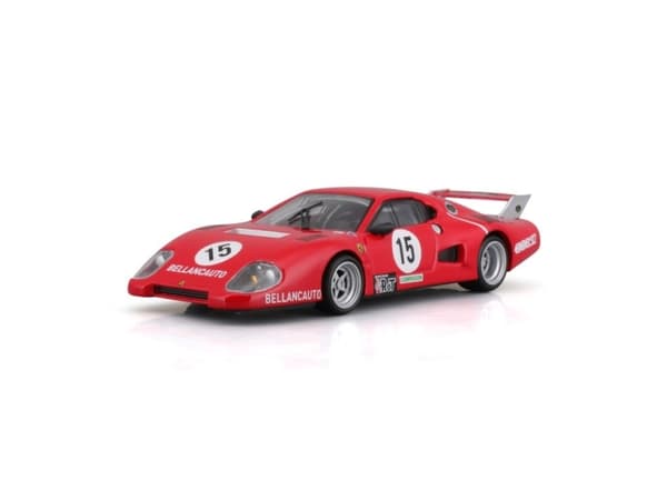BBURAGO Ferrari 512 BB (1981), Sportsbil, Montert på forhånd, 1:43, Ferrari 512 BB (II serie), Alle kjønn, Metall, Plast