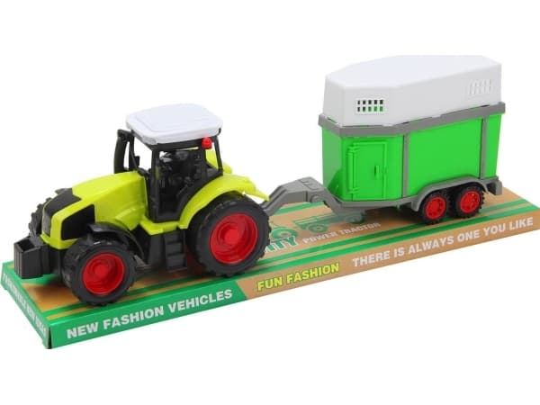 Traktor med släpvagn