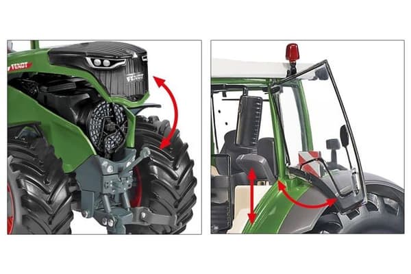 Monterat miniatyrfordon - monterat miniatyrlandfordon Wiking - 7864 - Fendt 1050 Vario