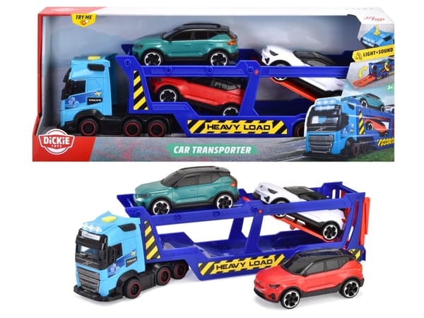 Volvo FH 16 Biltransporter och Volvo XC40 Recharge Dickie Toys