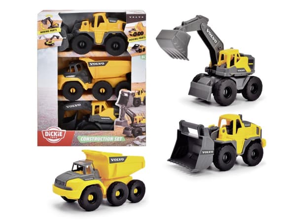 Anleggsmaskin Lekesett Dickie Toys