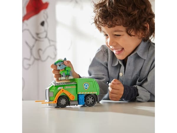 PAW Patrol PAW VHC Basic Vhc Sustainable Rocky GML, Sopbil, PAW Patrol, 3 År, Plast, Grön, Grå, Orange