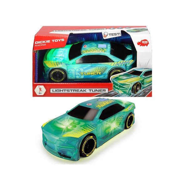 Simba Dickie Leksaksbilar Cars Bilar Lightstreak Tuner Grön 20cm