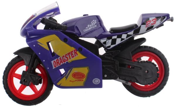 Rob Motorbike Motorcykel Mc Race Bike 9cm Lila 23