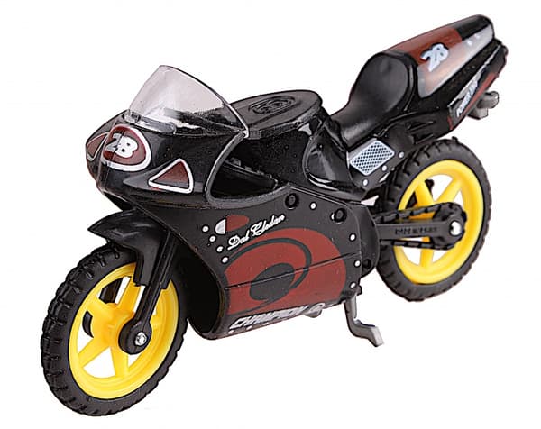 Rob Motorbike Motorcykel Mc Race Bike 9cm Svart 28