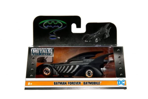 Batman DC Bilar Cars metall Batmobile 1:32 1995 Forever Wings