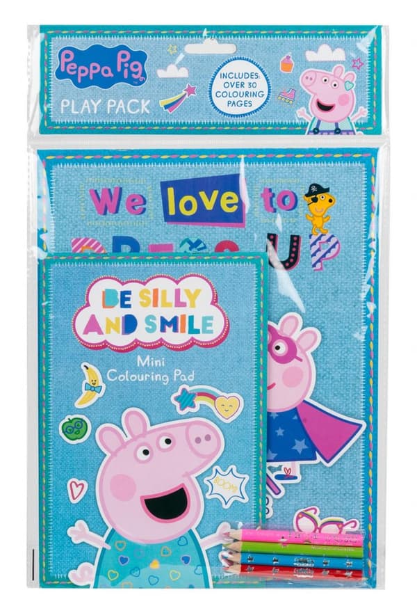 VN Leksaker Peppa Pig Greta Gris - Pyssel Färglägg Rita måla 30 ark be silly