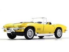 Alrico Bilar 1:43 Cars metall USA City Cruiser 10.Chevrolet Corvette Gul