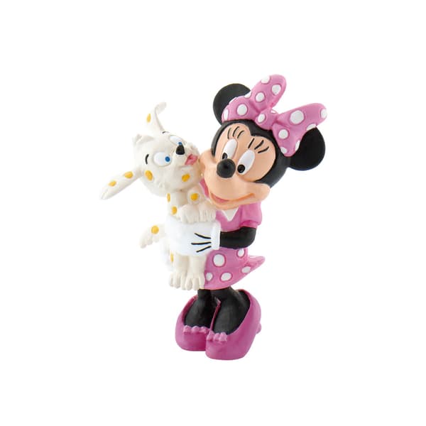 Micki Bullyland WD Figur Disney Kalle Anka - Mimmi Pigg med Hundvalp