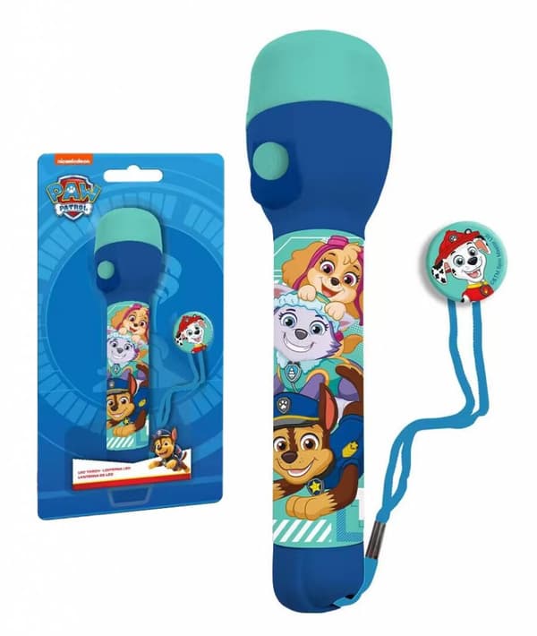 Nickelodeon Paw Patrol 32114 Flashlight Ficklampa LED Jumbo 16cm Turkos/Blå