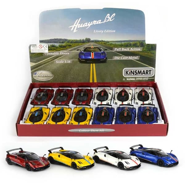 Robetoy Cars Bilar 61556 Pagahi Huayra 13cm Pullback