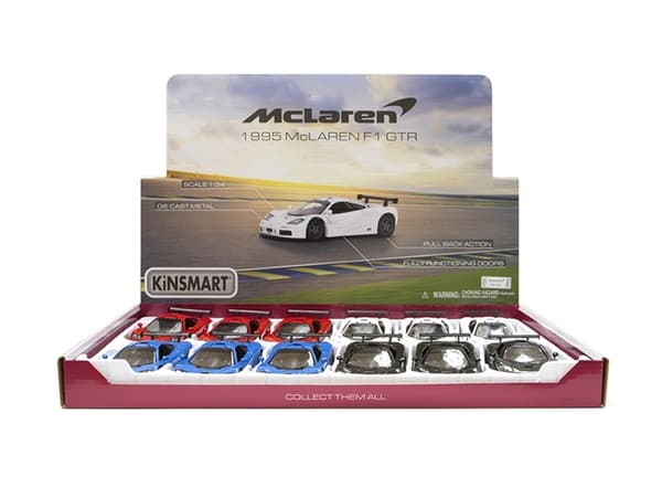Robetoy Bilar Cars 61535 13cm metall Mclaren F1 GTR 1:43 Välj