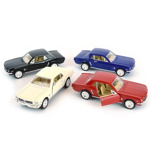 Robetoy Bilar Cars 61162 13cm metall 1:36 Ford Mustang 1964 Blå