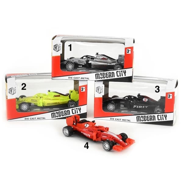 Robetoy Leksaker Cars Bilar 61228 F1 Racer Racerbil 13cm Välj 4.Red