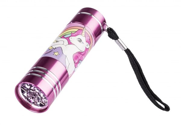 VN 4Girls UNICORN Alu Ficklampa Flashlight LED 9cm