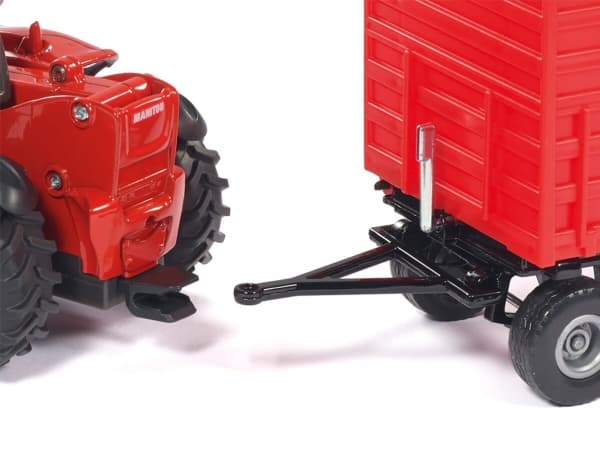 Siku 3067, Loader model, 3 vuosi/vuosia, Metalli, Muovi, Musta, Punainen